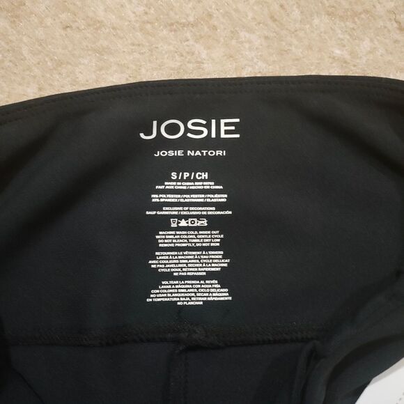 Natori Black Floral Leggings Women -H - Picture 5 of 5